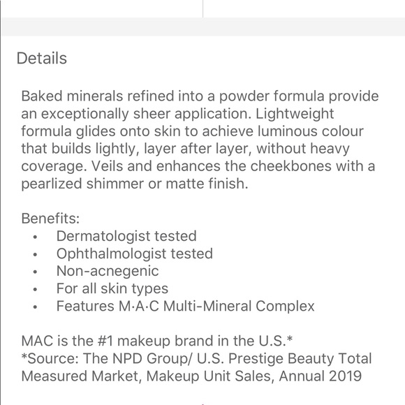 MAC blush - Picture 2 of 2